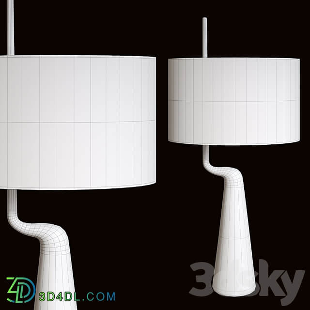 Heronn Table Lamp by Charles Tassin 3D Models