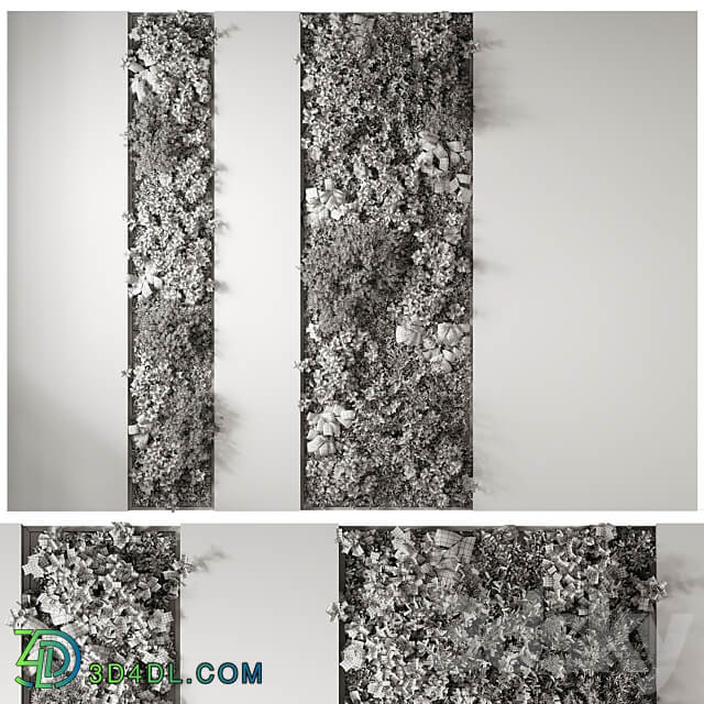 Vertical Garden 02 V Fitowall 3D Models