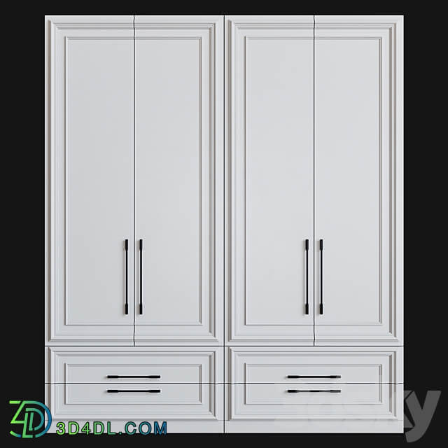 Cupboard MY 87 Muzafarov Collections Wardrobe Display cabinets 3D Models