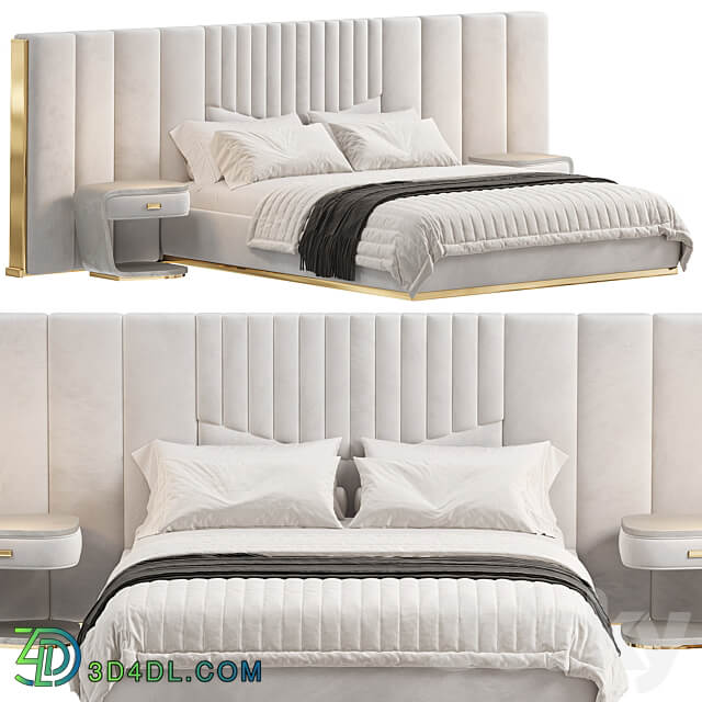 Prisma Grilli Bed by Justform Bed 3D Models