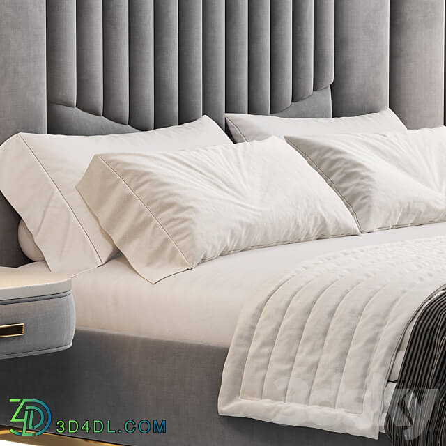 Prisma Grilli Bed by Justform Bed 3D Models