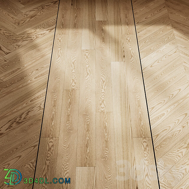 Parquet Ash PEARL Wood 3D Models