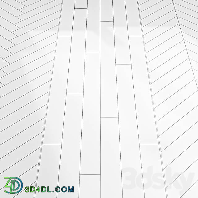 Parquet Ash PEARL Wood 3D Models