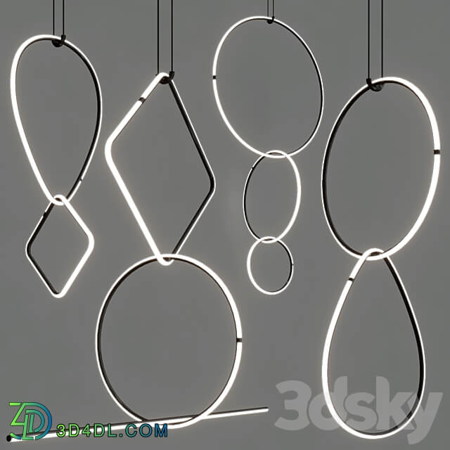 ARRANGEMENTS By Flos Pendant light 3D Models