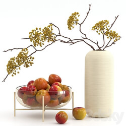 Vase with apples 