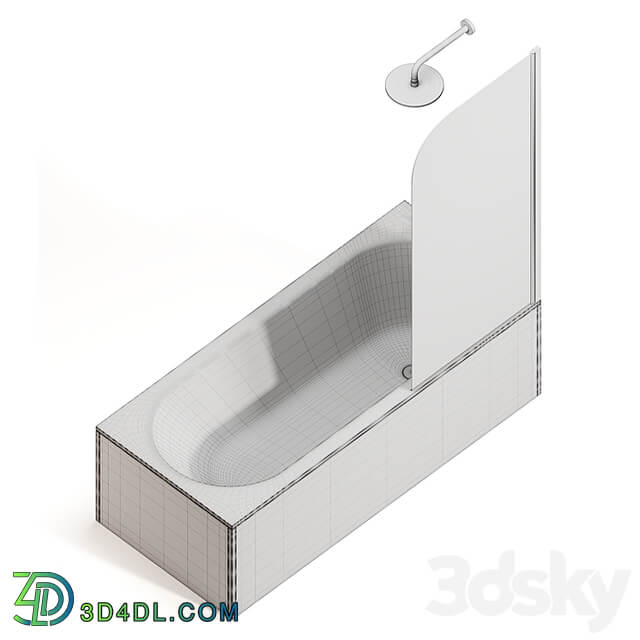 Arblu bath screens + Villeroy & boch bathtubs + Paffoni taps