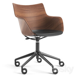 Kartell Q/Wood Chair 