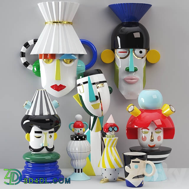 Funny Doll Vases