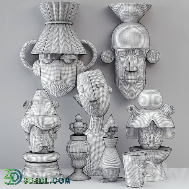 Funny Doll Vases