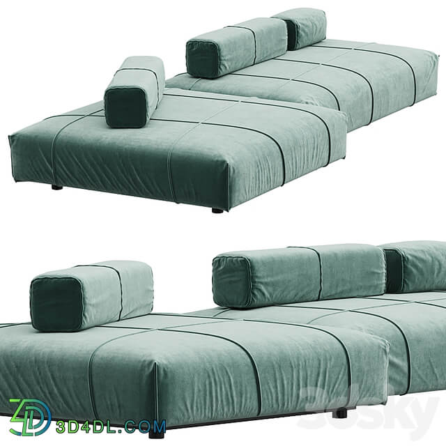 Baxter Panama Bold Sofa N2 Composition