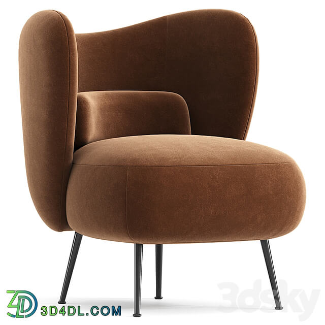 Frankie James Upholstered Barrel Chair