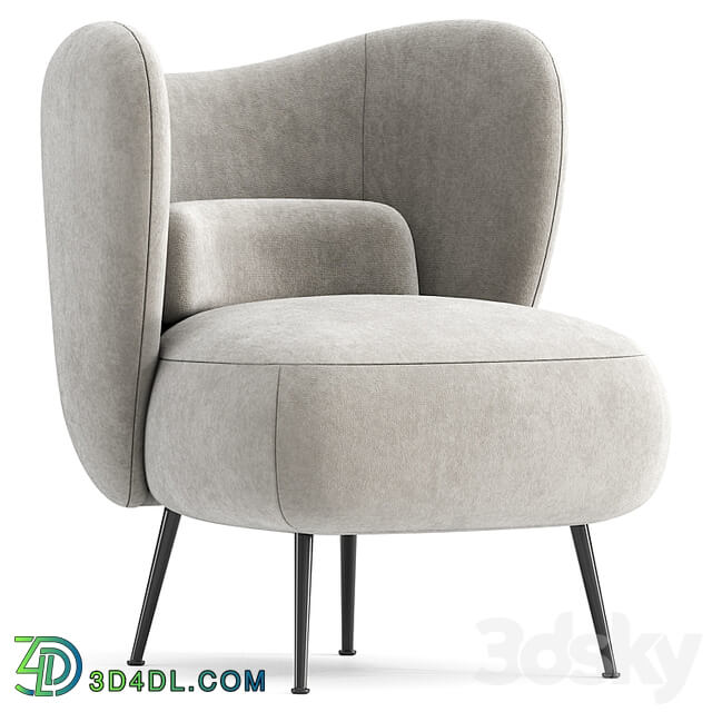 Frankie James Upholstered Barrel Chair