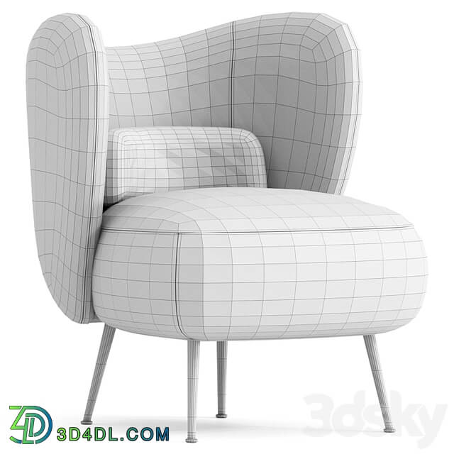 Frankie James Upholstered Barrel Chair