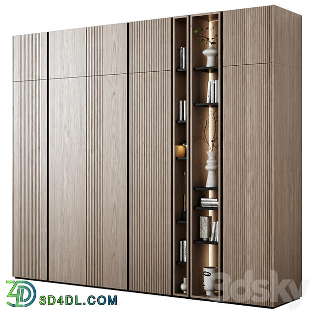 Modular wardrobes in modern style 62