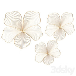 Wall Decor Wall panel flowers 