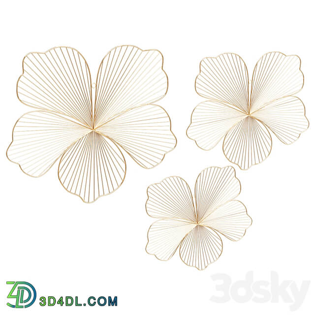 Wall Decor Wall panel flowers