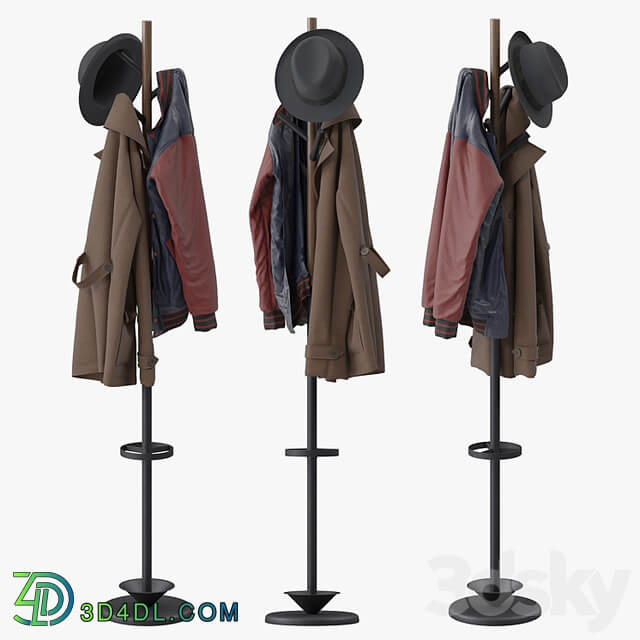 Coat Rack with Umbrella