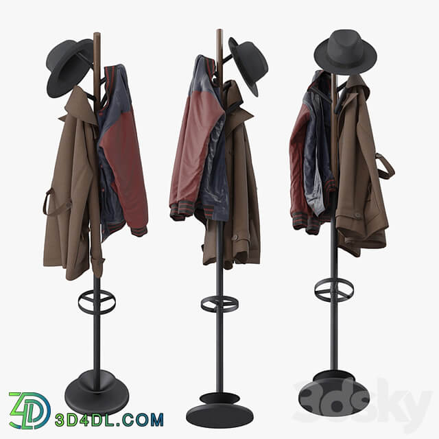 Coat Rack with Umbrella