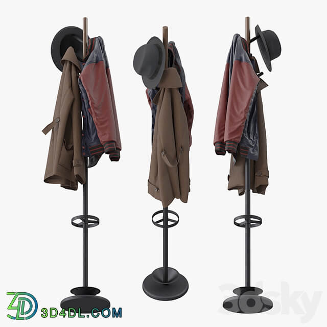 Coat Rack with Umbrella