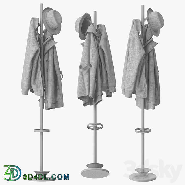 Coat Rack with Umbrella