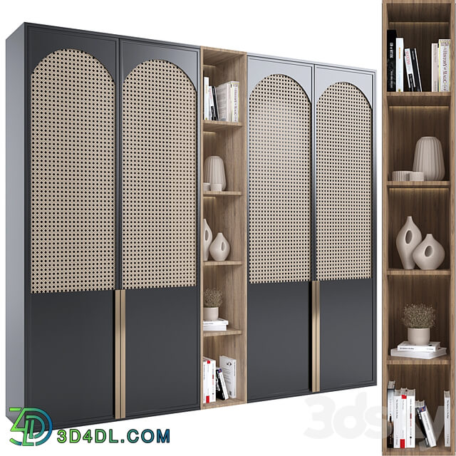 Rattan wardrobe furniture 02