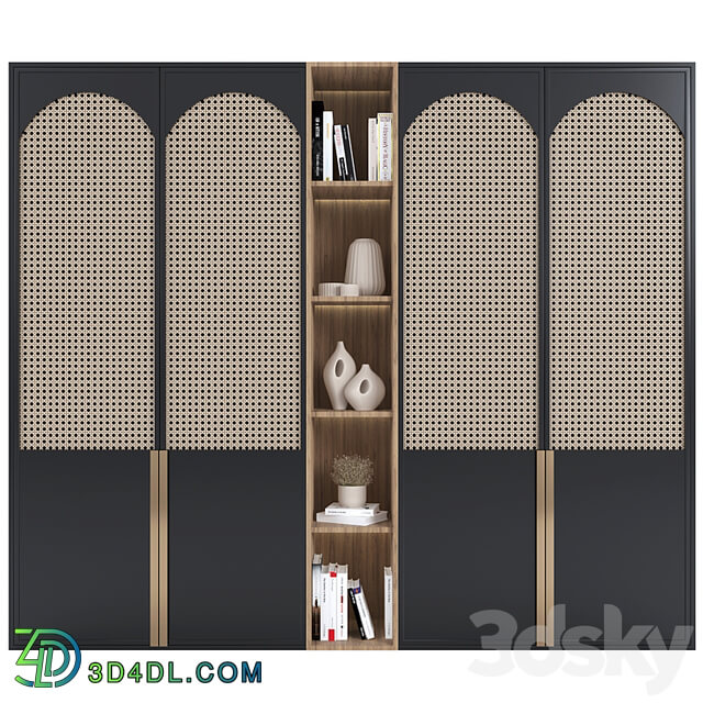 Rattan wardrobe furniture 02