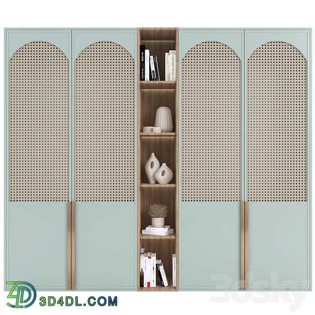 Rattan wardrobe furniture 02