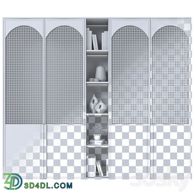 Rattan wardrobe furniture 02