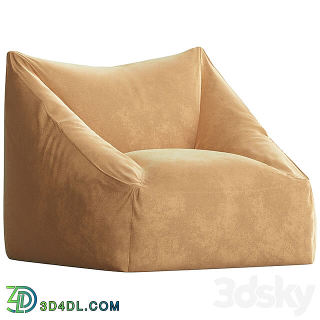 Cooper Velvet Bean Bag chair