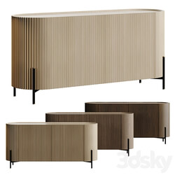 Lou Mindi Wood Sideboard 