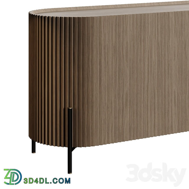 Lou Mindi Wood Sideboard