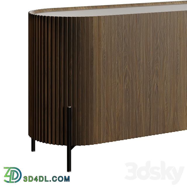 Lou Mindi Wood Sideboard