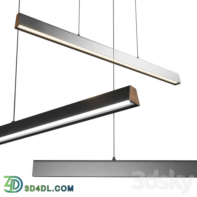 Blackjack Lighting Flair Kitchen Island Linear LED Pendant