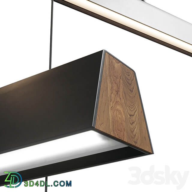 Blackjack Lighting Flair Kitchen Island Linear LED Pendant