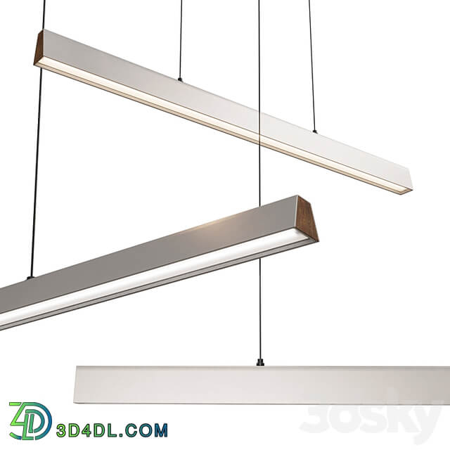 Blackjack Lighting Flair Kitchen Island Linear LED Pendant