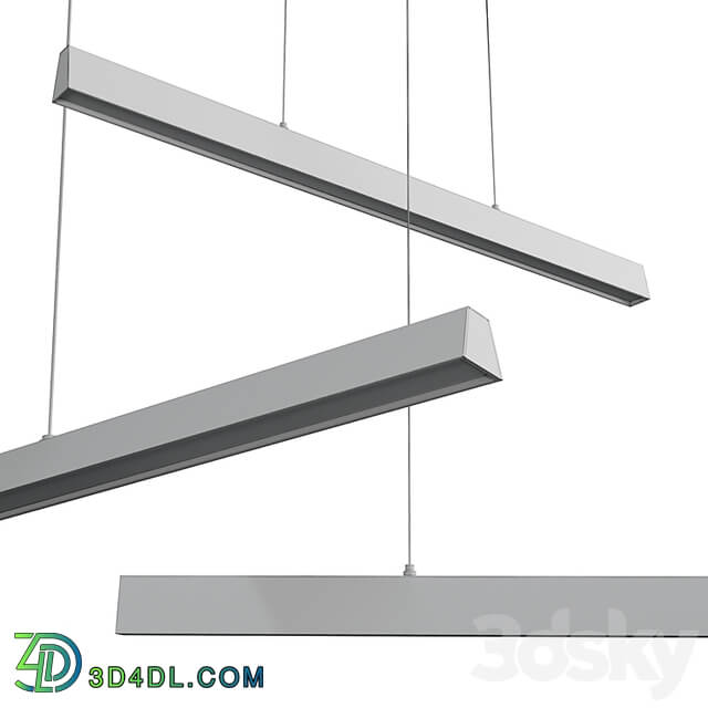 Blackjack Lighting Flair Kitchen Island Linear LED Pendant