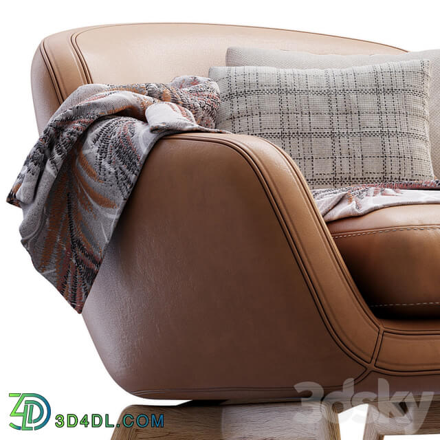 Belt Leather Armchair