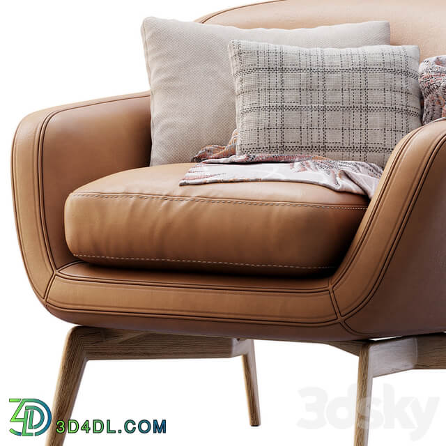 Belt Leather Armchair