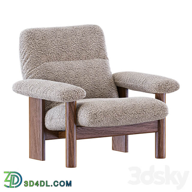 brasilia armchair and ottoman