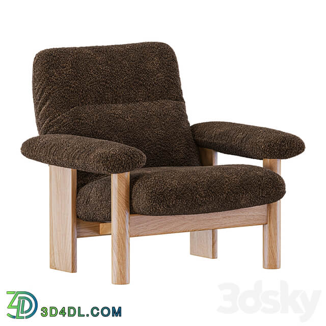 brasilia armchair and ottoman