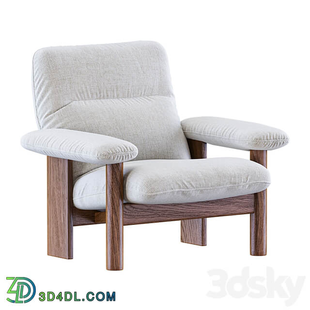 brasilia armchair and ottoman