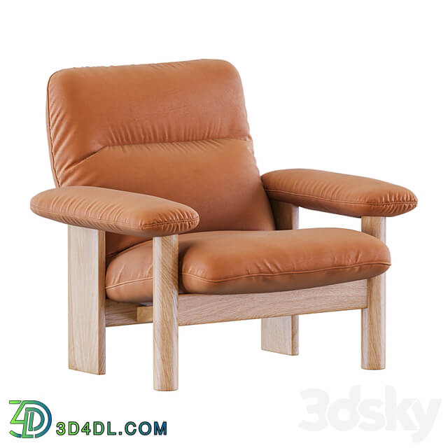 brasilia armchair and ottoman