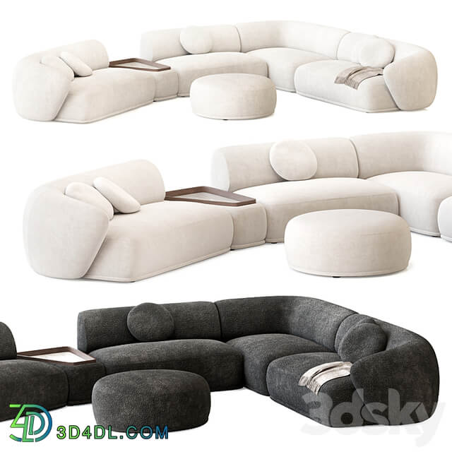 Rene Sofa by Meridiani Set 3