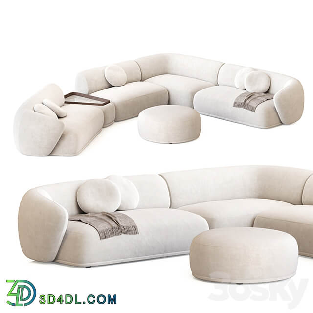 Rene Sofa by Meridiani Set 3