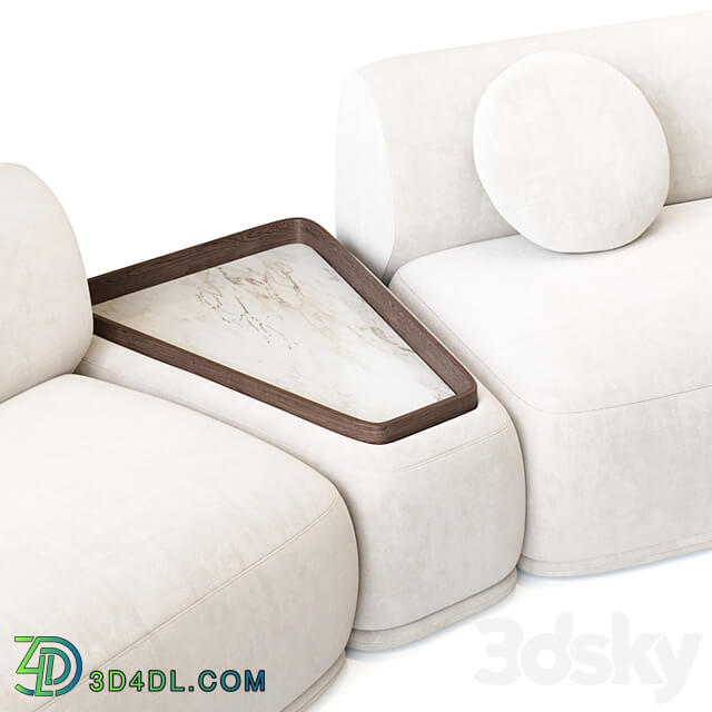 Rene Sofa by Meridiani Set 3