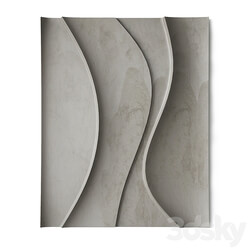 Abstract composition. Relief. Plateau. 9 