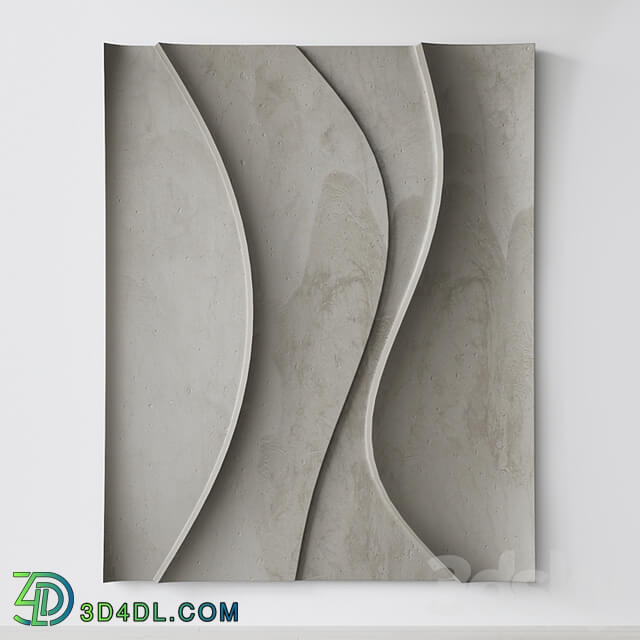 Abstract composition. Relief. Plateau. 9