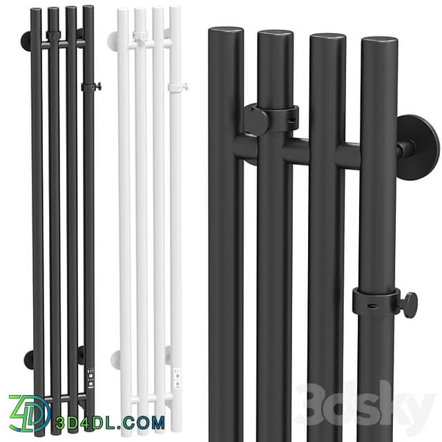 Electric towel warmer EWRIKA Penelope V 120x15, white, black