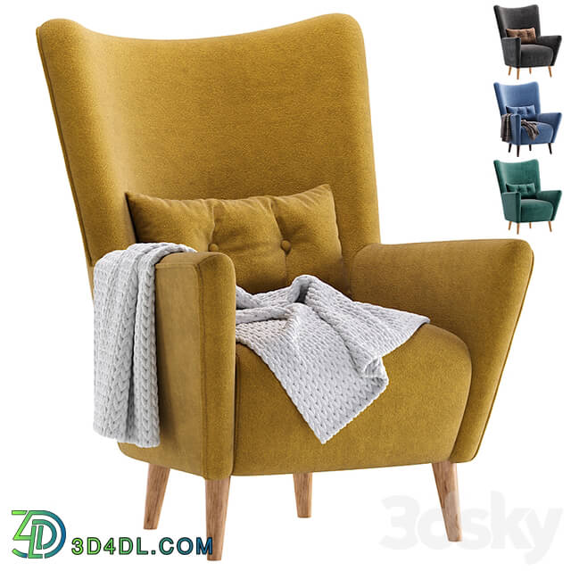 Armchair Nosta Yellow Divan.ru/Кресло Носта Диван.ру