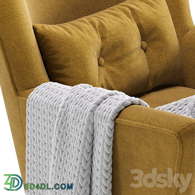 Armchair Nosta Yellow Divan.ru/Кресло Носта Диван.ру